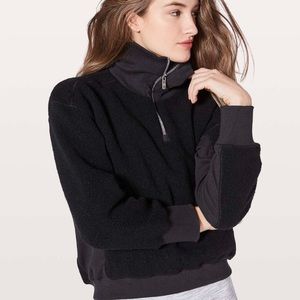 Lululemon Stand Out Sherpa 1/2 Zip